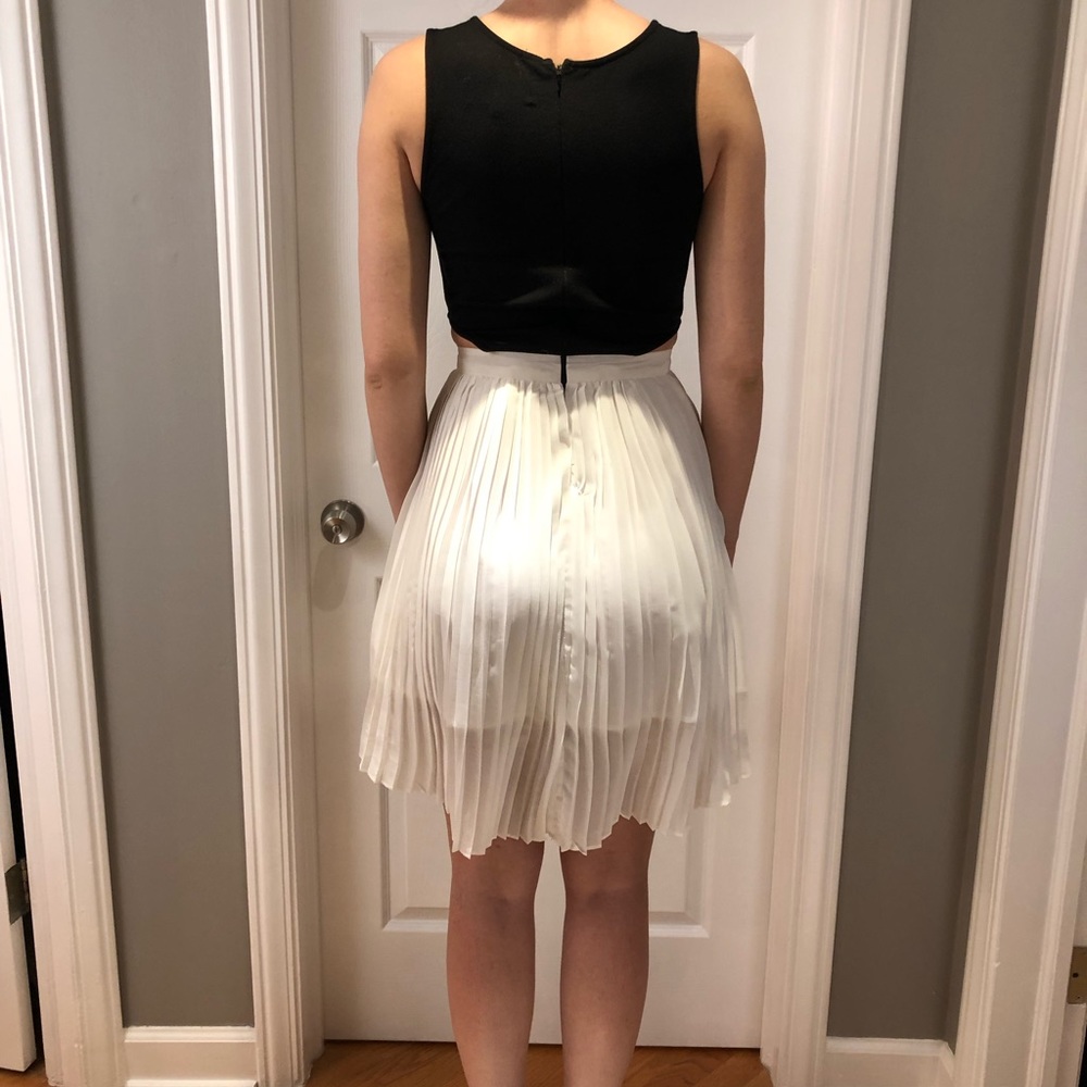 Black and white dress